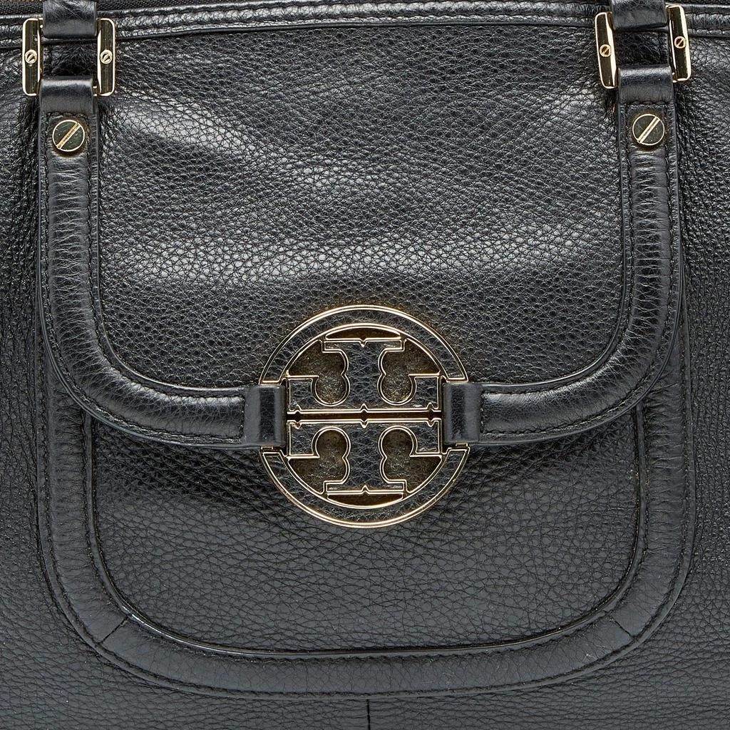 商品[二手商品] Tory Burch|Tory Burch Black Leather Logo Amanda Tote,价格¥997,第5张图片详细描述