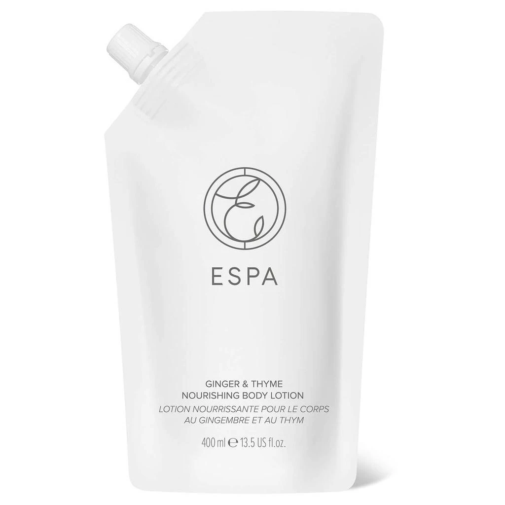 商品ESPA|ESPA Essentials Nourishing Body Lotion 400ml - Ginger and Thyme,价格¥243,第1张图片