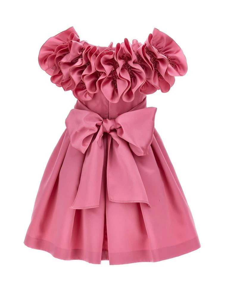 商品MONNALISA|Monnalisa Embellished Ruffled Flared Dress,价格¥2993,第2张图片详细描述
