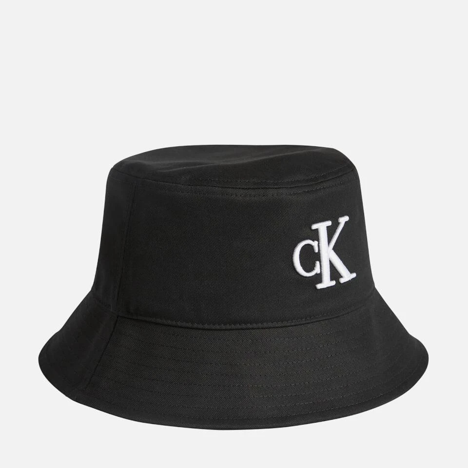 商品Calvin Klein|Calvin Klein Jeans Logo-Embroidered Cotton Bucket Hat,价格¥218,第1张图片