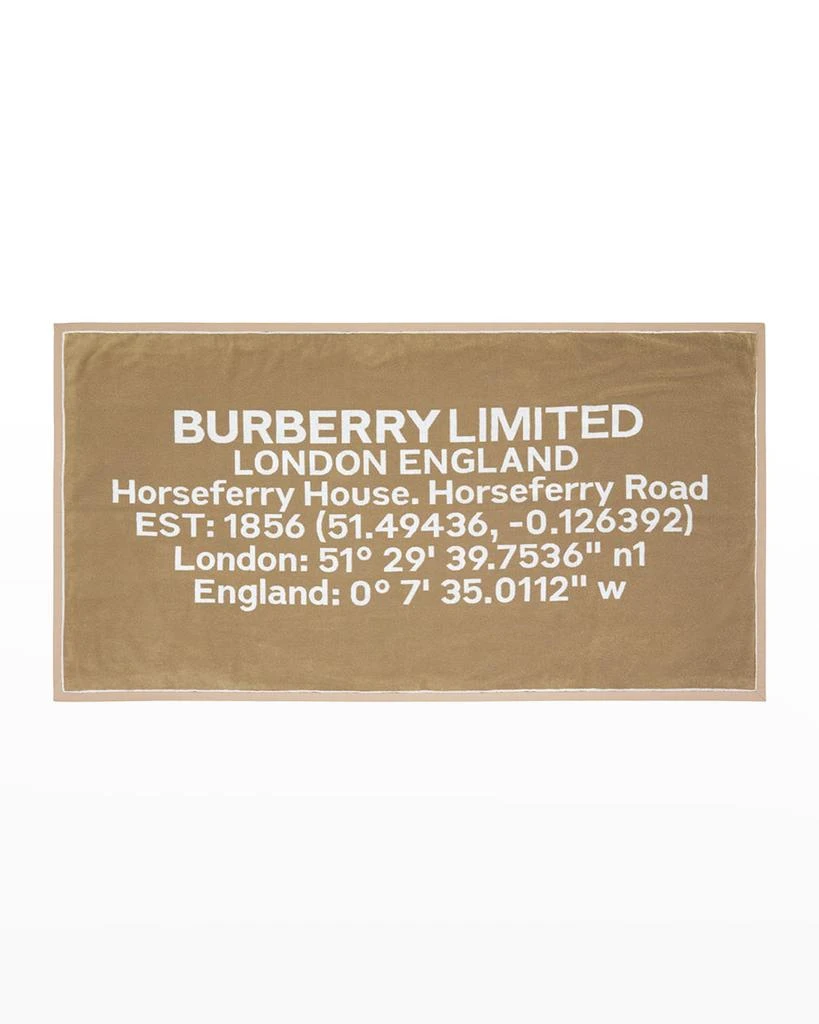 商品Burberry|HQ Coordinate Jacquard Towel,价格¥3248,第1张图片