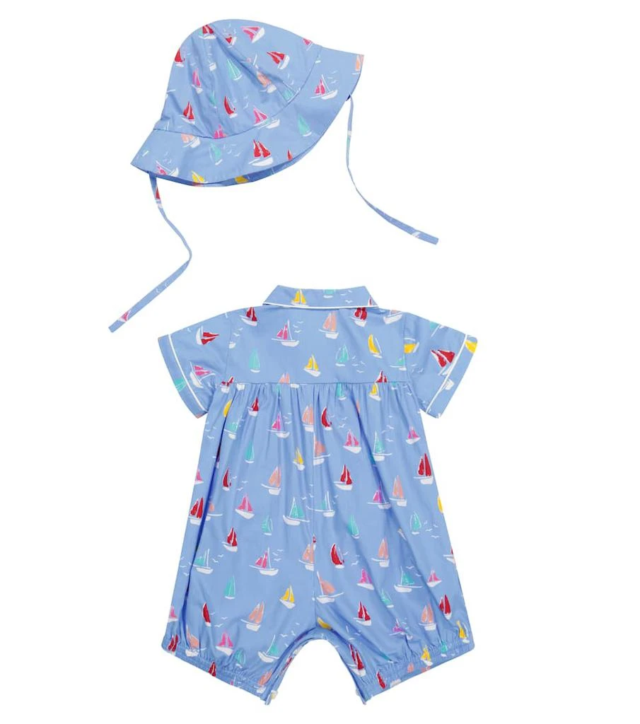 商品Rachel Riley|Baby印花棉质连体衣和帽子套装,价格¥461,第2张图片详细描述