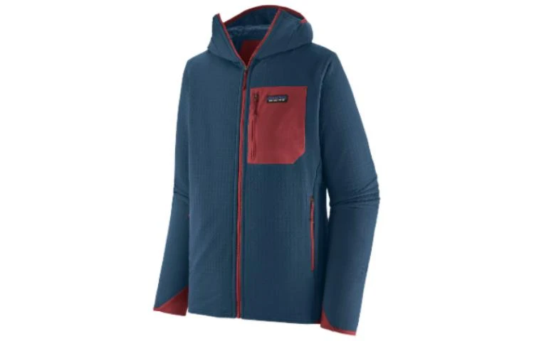 商品[国内直发] Patagonia|patagonia巴塔哥尼亚 巴塔哥尼亚 R2 TechFace Logo贴标连帽保暖软壳抓绒夹克 男款,价格¥2341,第1张图片