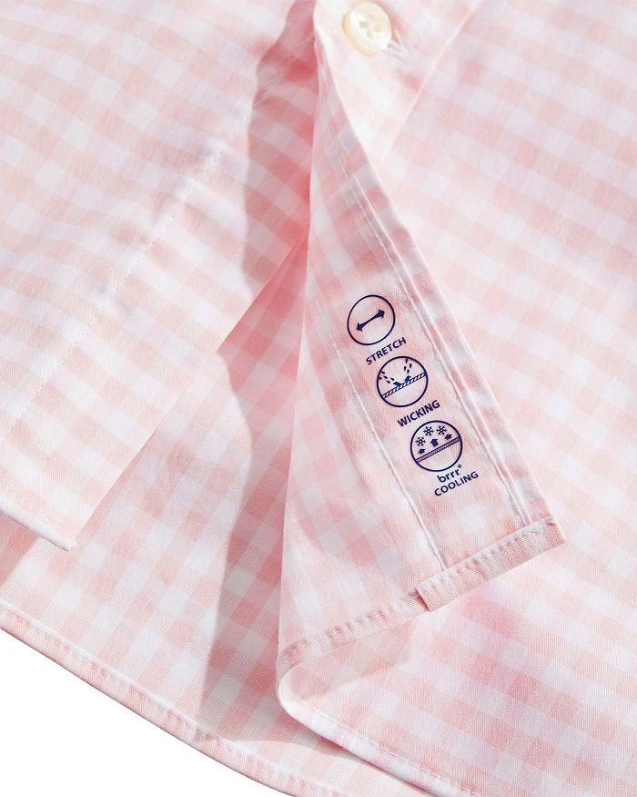 商品Vineyard Vines|Gingham On-The-Go brrr° Classic Fit Shirt,价格¥467,第2张图片详细描述