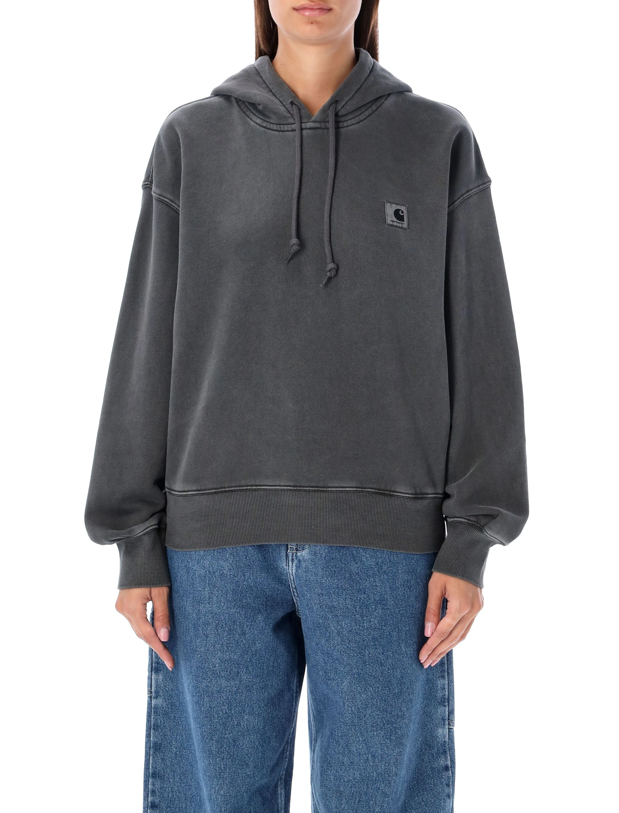 商品Carhartt WIP|Carhartt WIP 女士卫衣 I032741FLEECE89GD 黑色,价格¥773,第1张图片