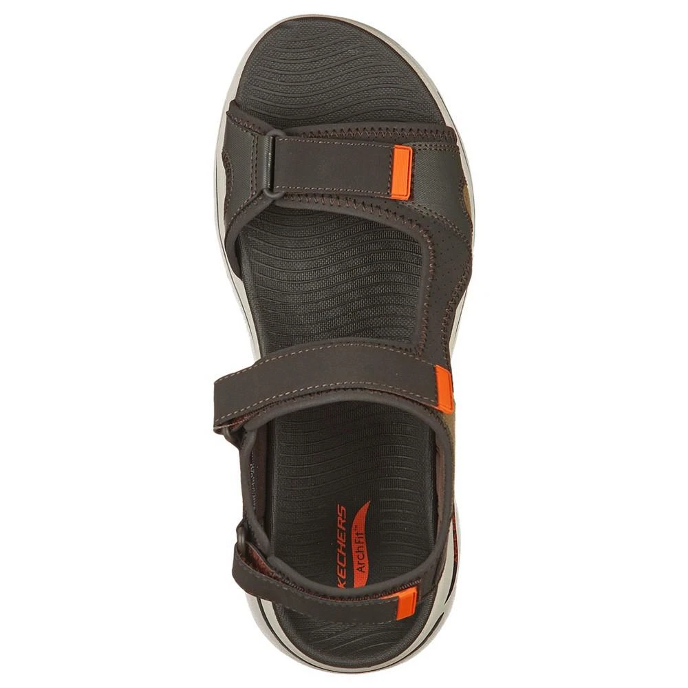 商品SKECHERS|Men's GOwalk Arch Fit - Mission Cage Sandals from Finish Line,价格¥226,第4张图片详细描述