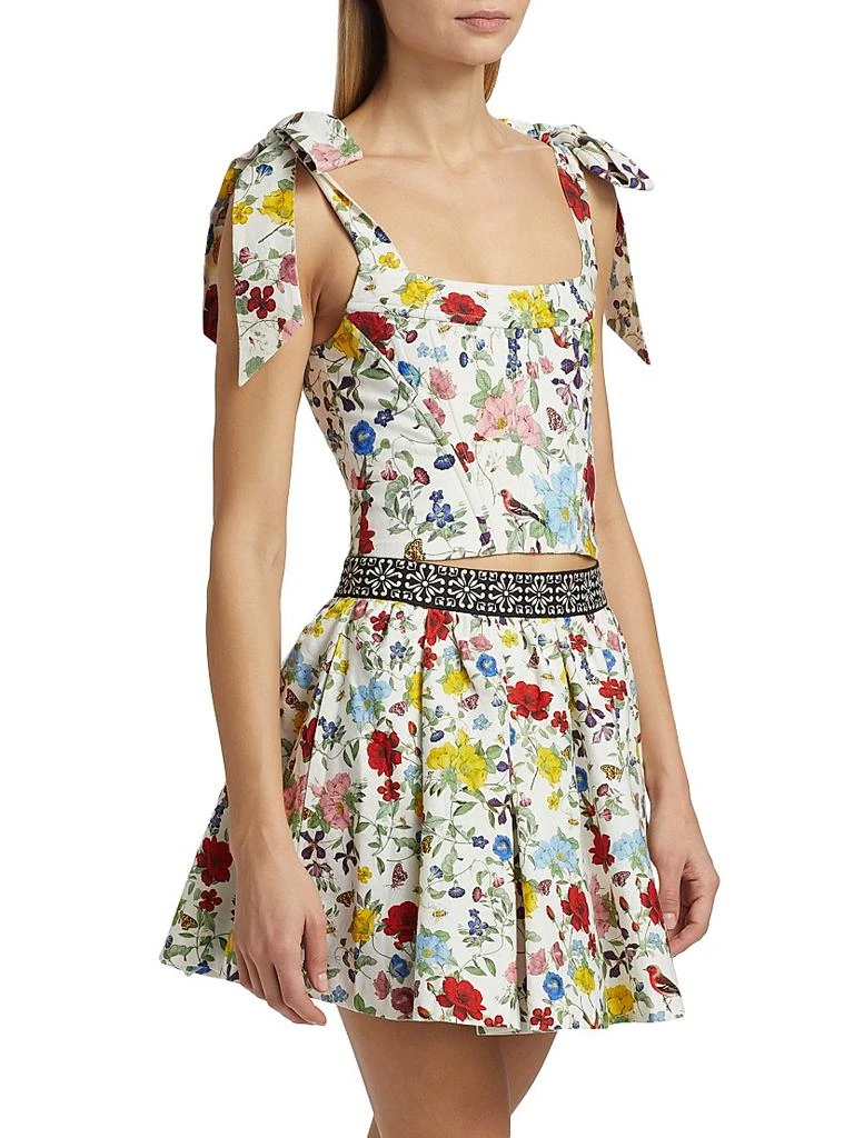 商品Alice + Olivia|Clara Bow-Accented Bustier Top,价格¥782,第4张图片详细描述