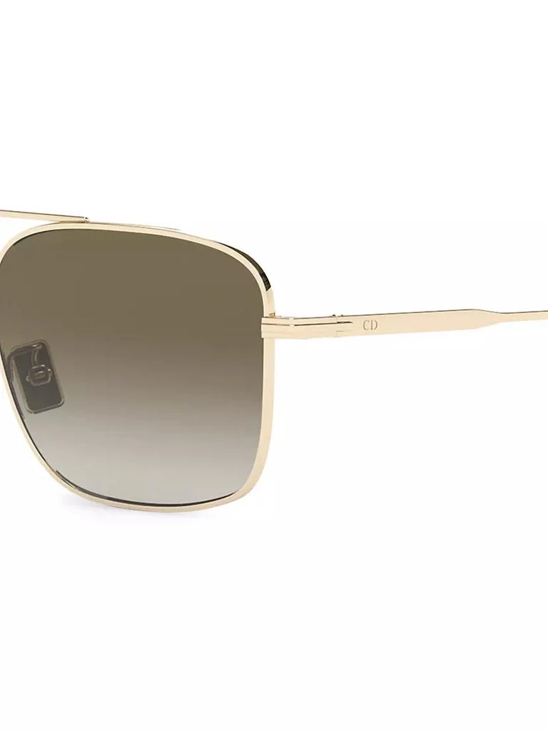 商品Dior|DiorBlackSuit N1F 60MM Geometric Sunglasses,价格¥3614,第3张图片详细描述