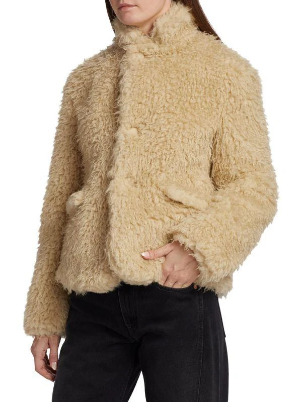 商品MM6|Faux Fur Teddy Jacket,价格¥3893,第3张图片详细描述