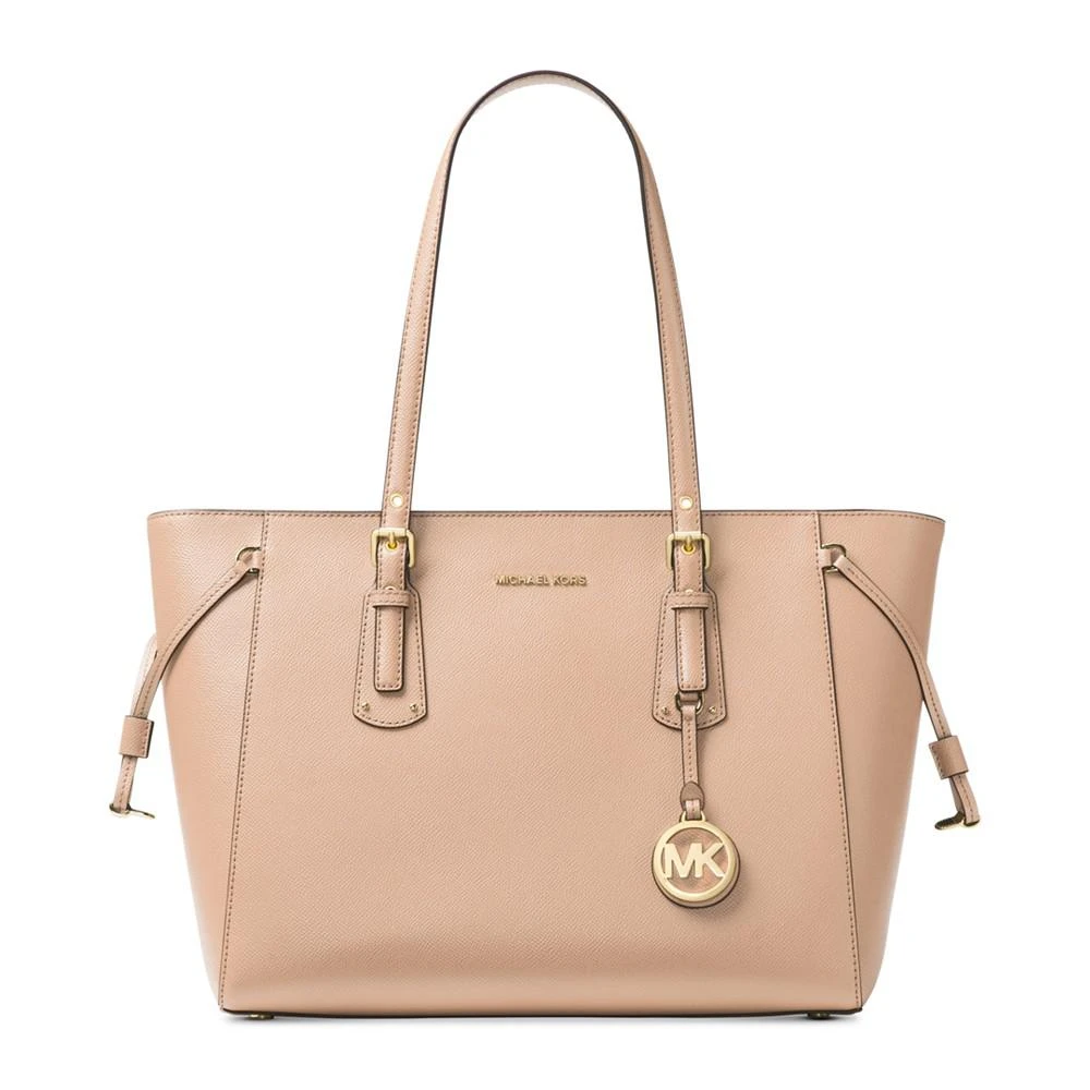商品Michael Kors|Voyager Medium Crossgrain Leather Tote,价格¥1324,第1张图片