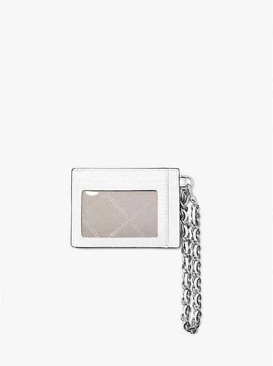 商品Michael Kors|Small Pebbled Leather Chain Card Case,价格¥293,第3张图片详细描述