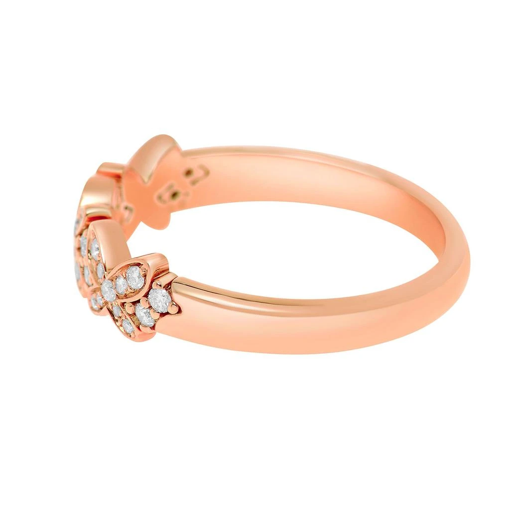 商品Mimi Milano|Mimi Milano Freevola 18K Rose Gold, Diamond Band Ring AXM370R8B-parent,价格¥1994,第3张图片详细描述