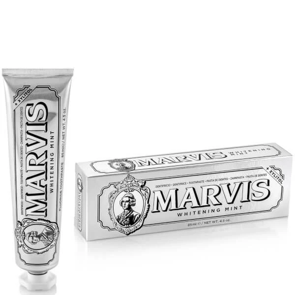 商品Marvis|Marvis 玛尔仕 银色经典薄荷味牙膏 - 85ml,价格¥124,第1张图片