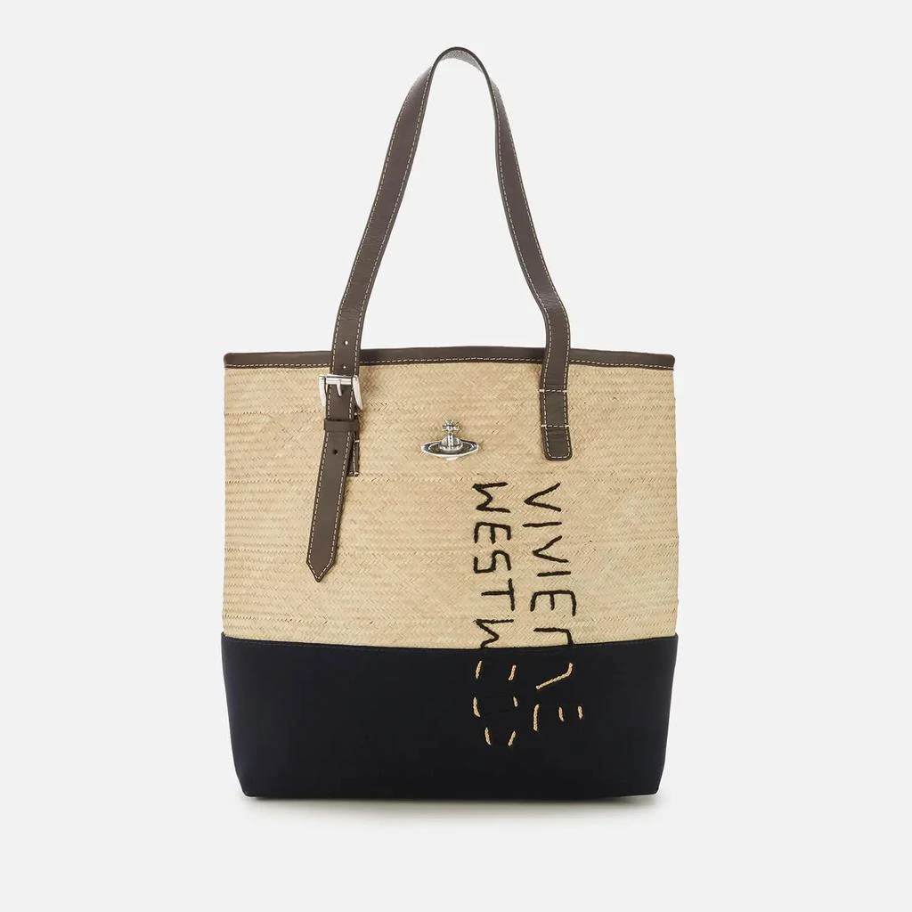 商品Vivienne Westwood|Vivienne Westwood Women's Palm Tote Shopper - Beige/Black,价格¥1776,第1张图片