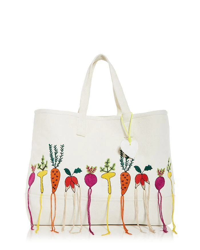 商品Kerri Rosenthal|Good Veg Small Canvas Tote ,价格¥665,第1张图片