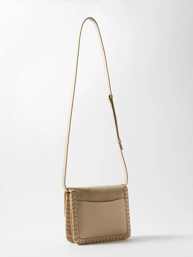商品Chloé|Kattie whipstitched suede shoulder bag,价格¥13585,第4张图片详细描述