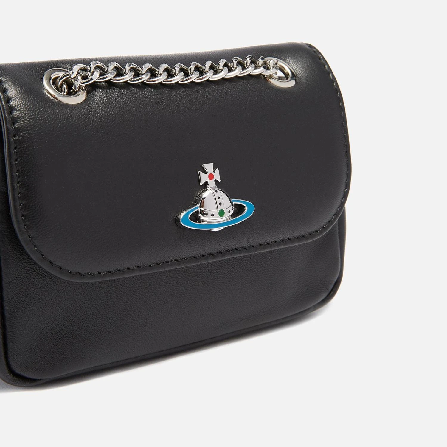 商品Vivienne Westwood|Vivienne Westwood Small Nappa Leather Shoulder Bag,价格¥1873,第4张图片详细描述