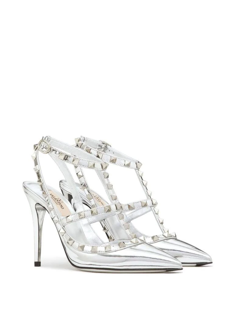 商品Valentino|Rockstud mirror-effect pumps,价格¥4447,第2张图片详细描述