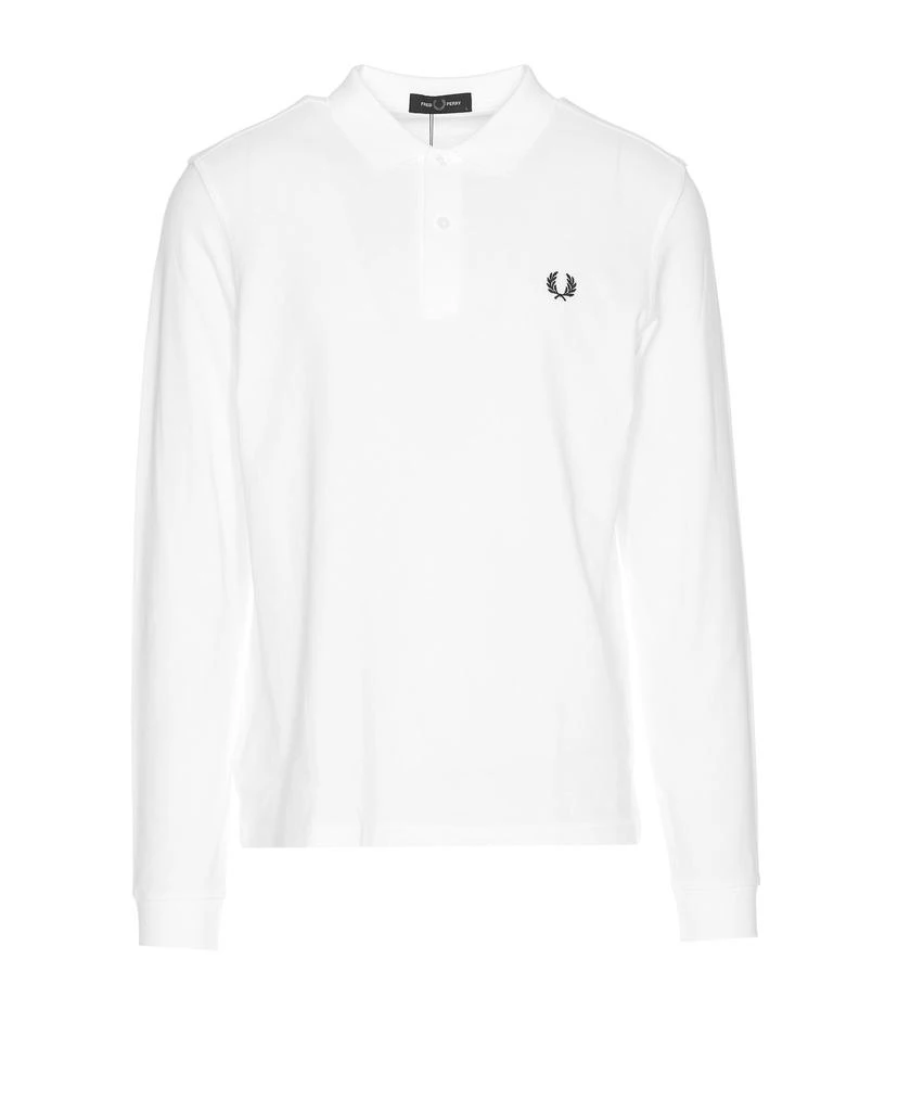 商品Fred Perry|Fred Perry Long Sleeved Logo Embroidered Polo Shirt,价格¥618,第1张图片