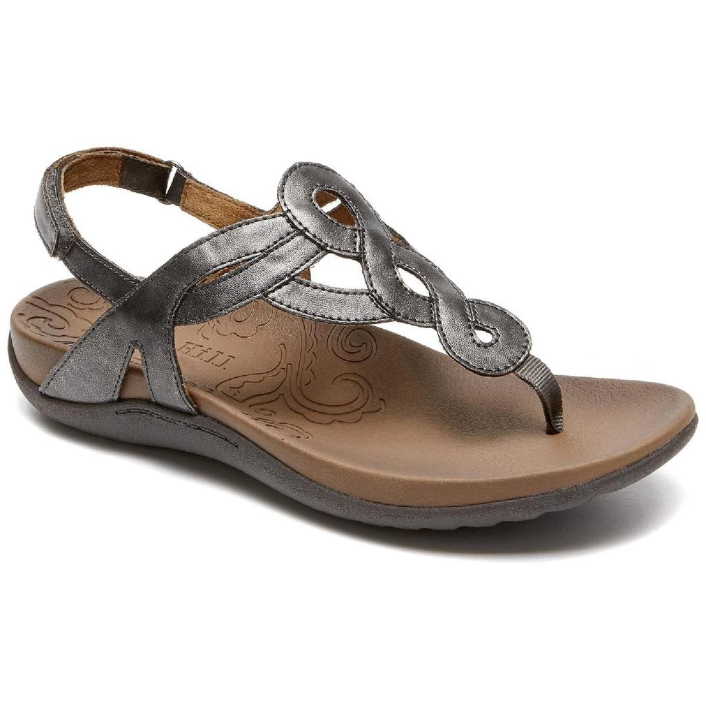 商品Rockport|Rockport Womens Ramona Ankle Slip On Flat Sandals,价格¥314,第1张图片