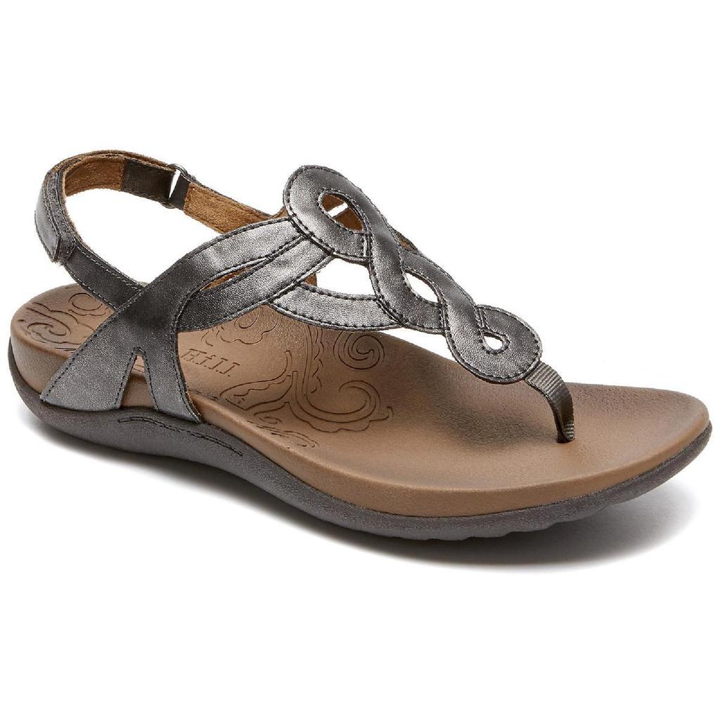 商品Rockport|Rockport Womens Ramona Ankle Slip On Flat Sandals,价格¥221-¥287,第1张图片