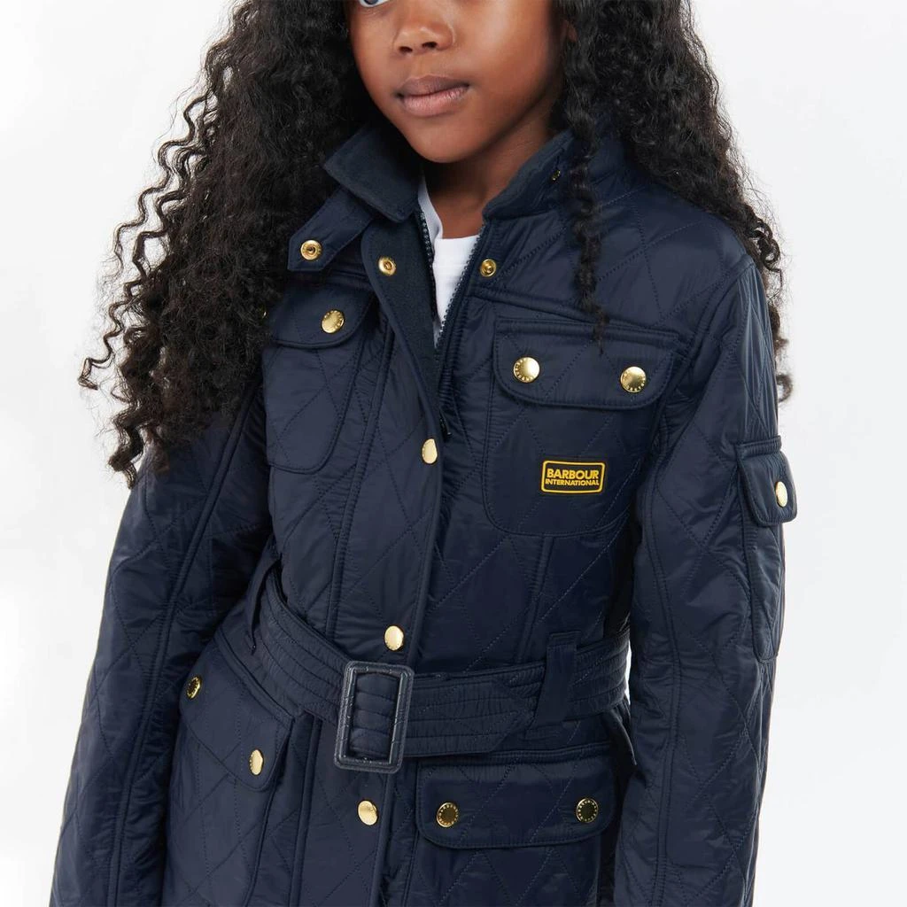 商品Barbour|Barbour International Girls' Polar Quilted Shell Jacket,价格¥511,第3张图片详细描述