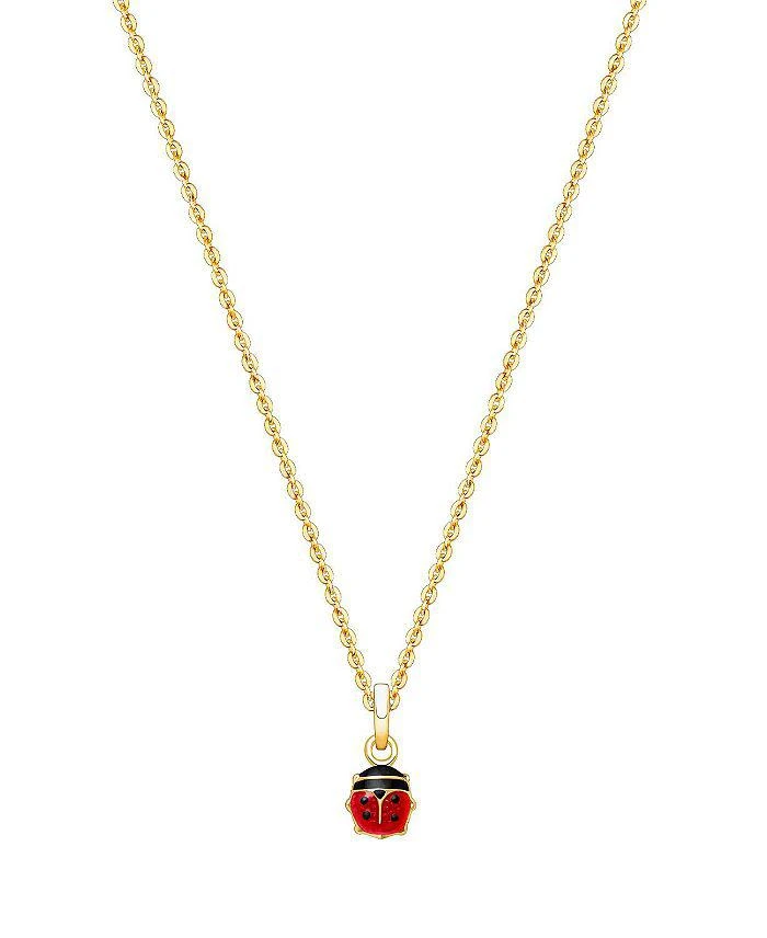 商品Tiny Blessings|Girls' 14K Gold Lil' Ladybug 13-14" Necklace - Little Kid, Big Kid,价格¥2022,第1张图片