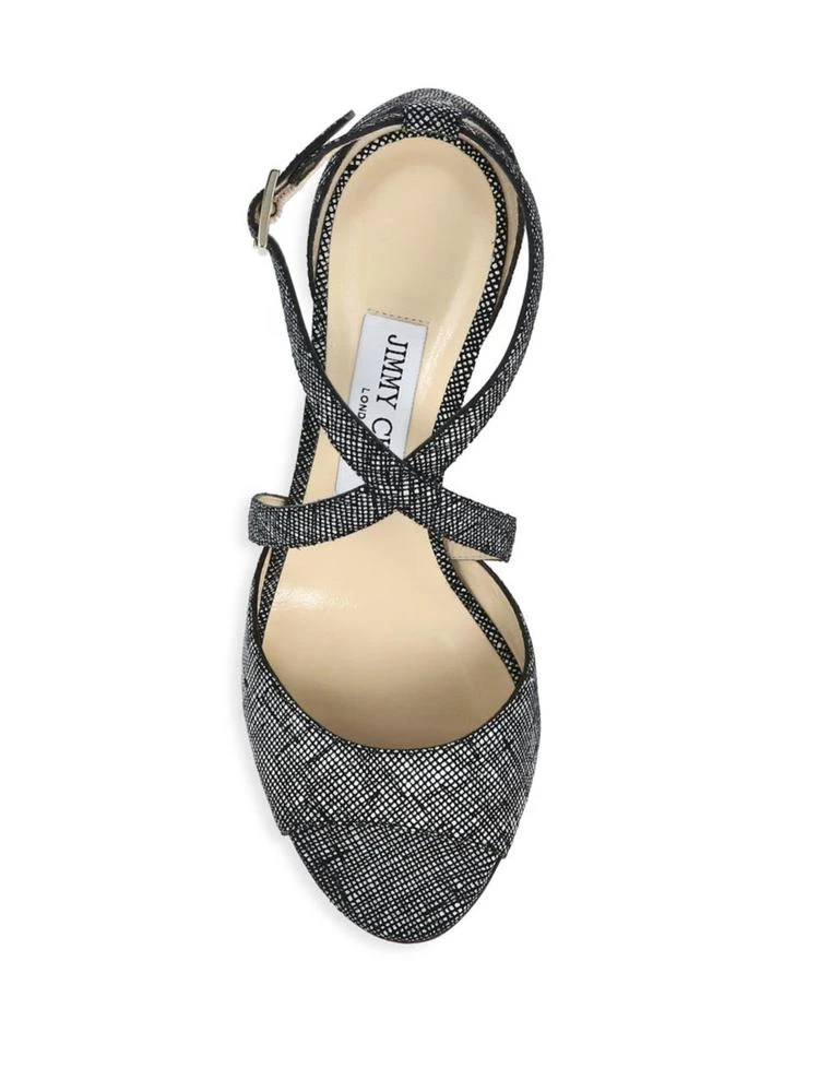 商品Jimmy Choo|Canvas Leather Slingbacks,价格¥2063,第4张图片详细描述