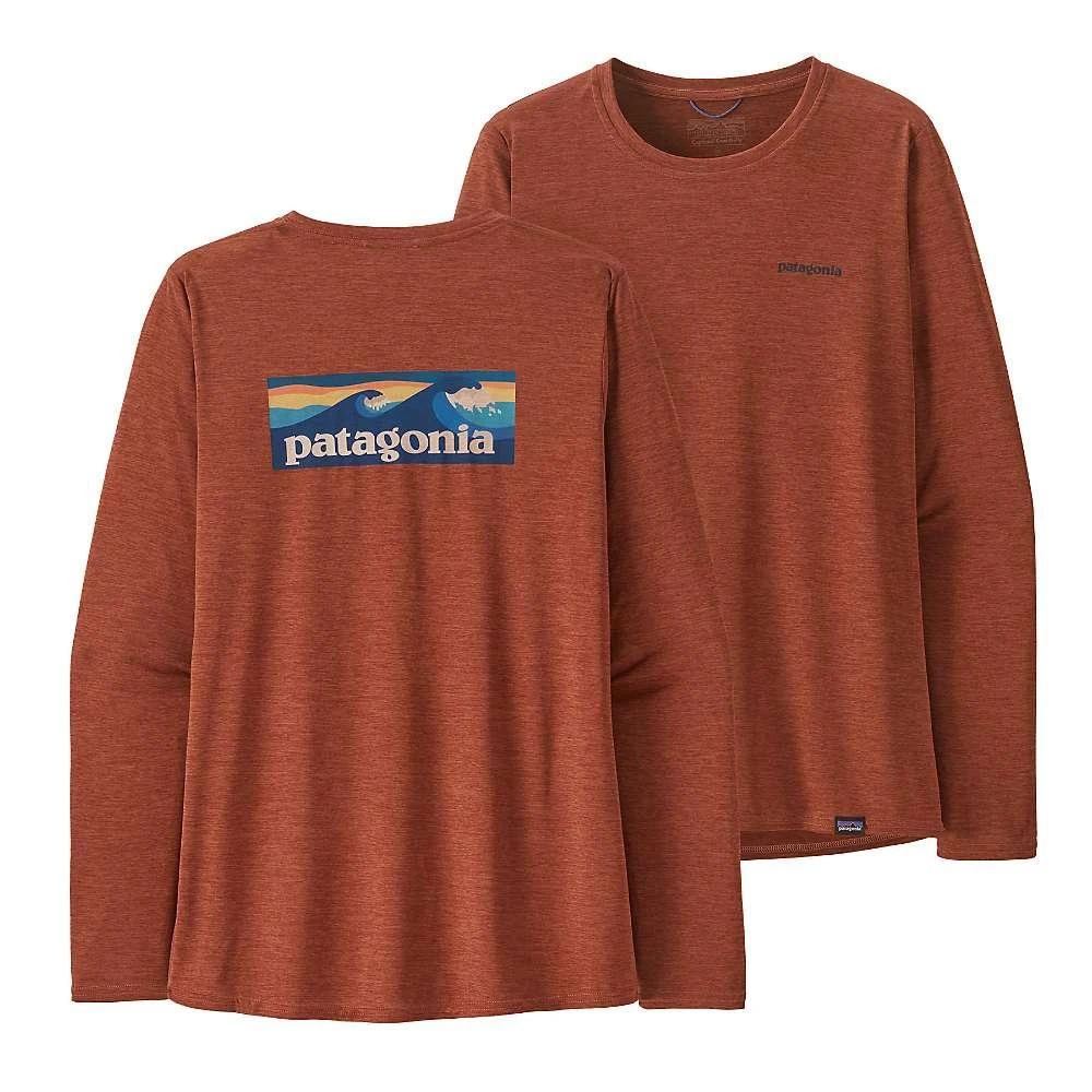 商品Patagonia|Patagonia Women's Capilene Cool Daily Graphic LS Shirt - Water,价格¥324,第1张图片