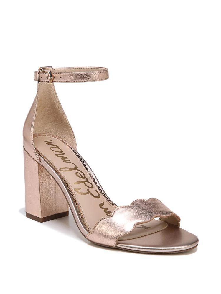 商品Sam Edelman|Odila Metallic Leather Ankle Strap Sandals,价格¥408,第1张图片