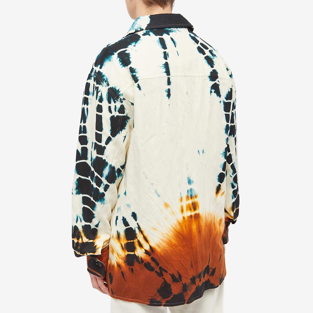 Jil Sander Tie Dye Flannel Shirt商品第3张图片规格展示