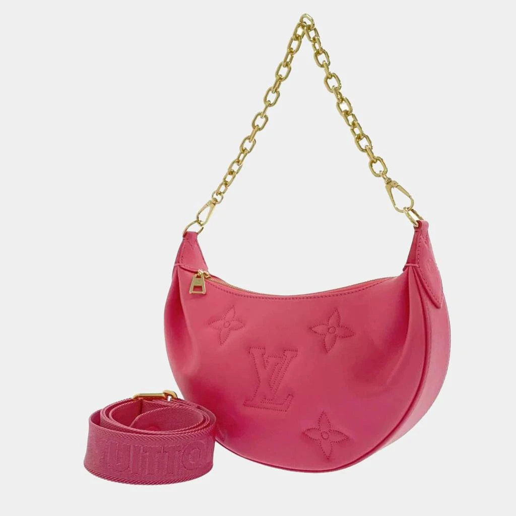 商品[二手商品] Louis Vuitton|Louis Vuitton Pink Monogram Giant Leather Bubblegram Over The Moon Shoulder Bag,价格¥20903,第1张图片