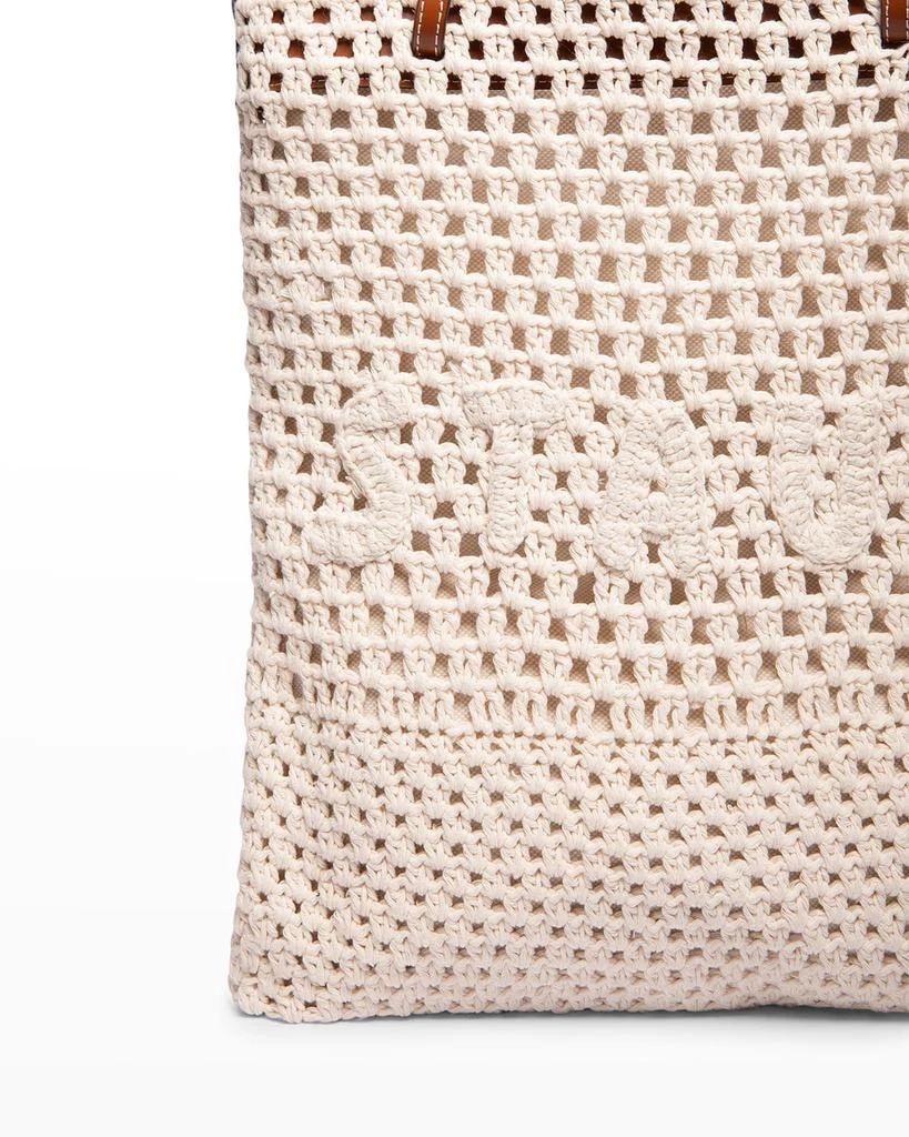 商品Staud|Logo Crochet Beach Tote Bag,价格¥1035,第4张图片详细描述