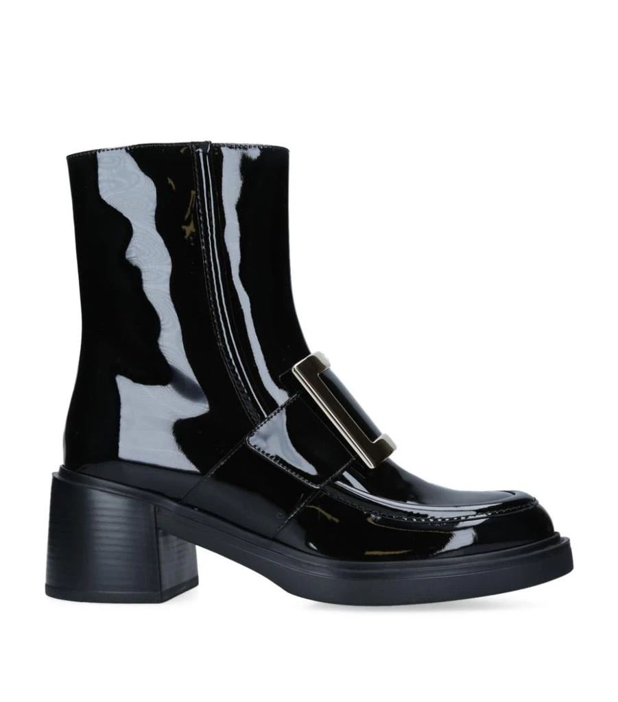 商品Roger Vivier|Patent Leather Viv' Rangers Boots 60,价格¥8342,第3张图片详细描述