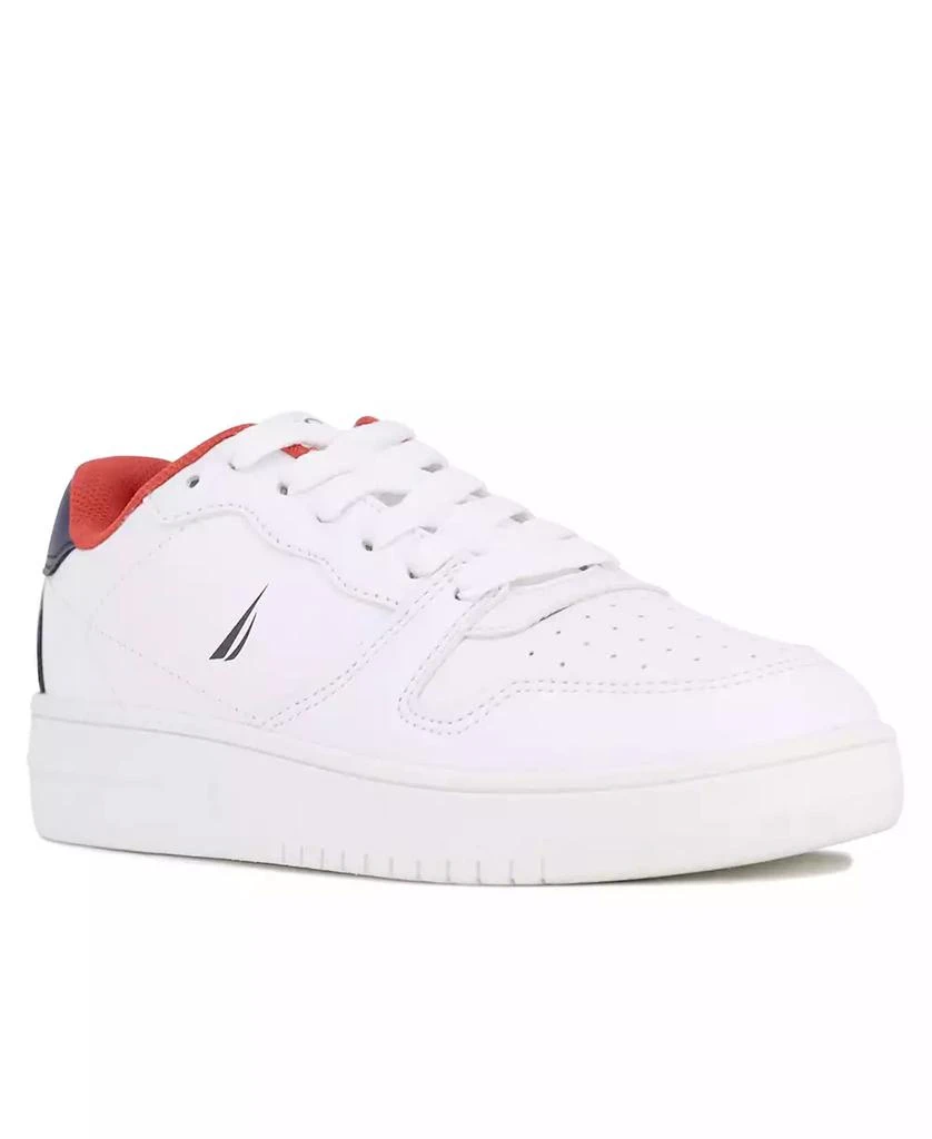 商品Nautica|Little Boys Lace Up Low Cut Court Casual Sneaker,价格¥178,第1张图片