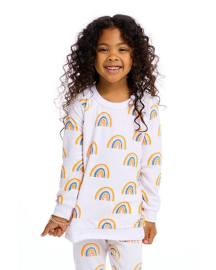 商品Chaser|Girls' Long Sleeve Rainbow Printed Top - Little Kid,价格¥247,第1张图片