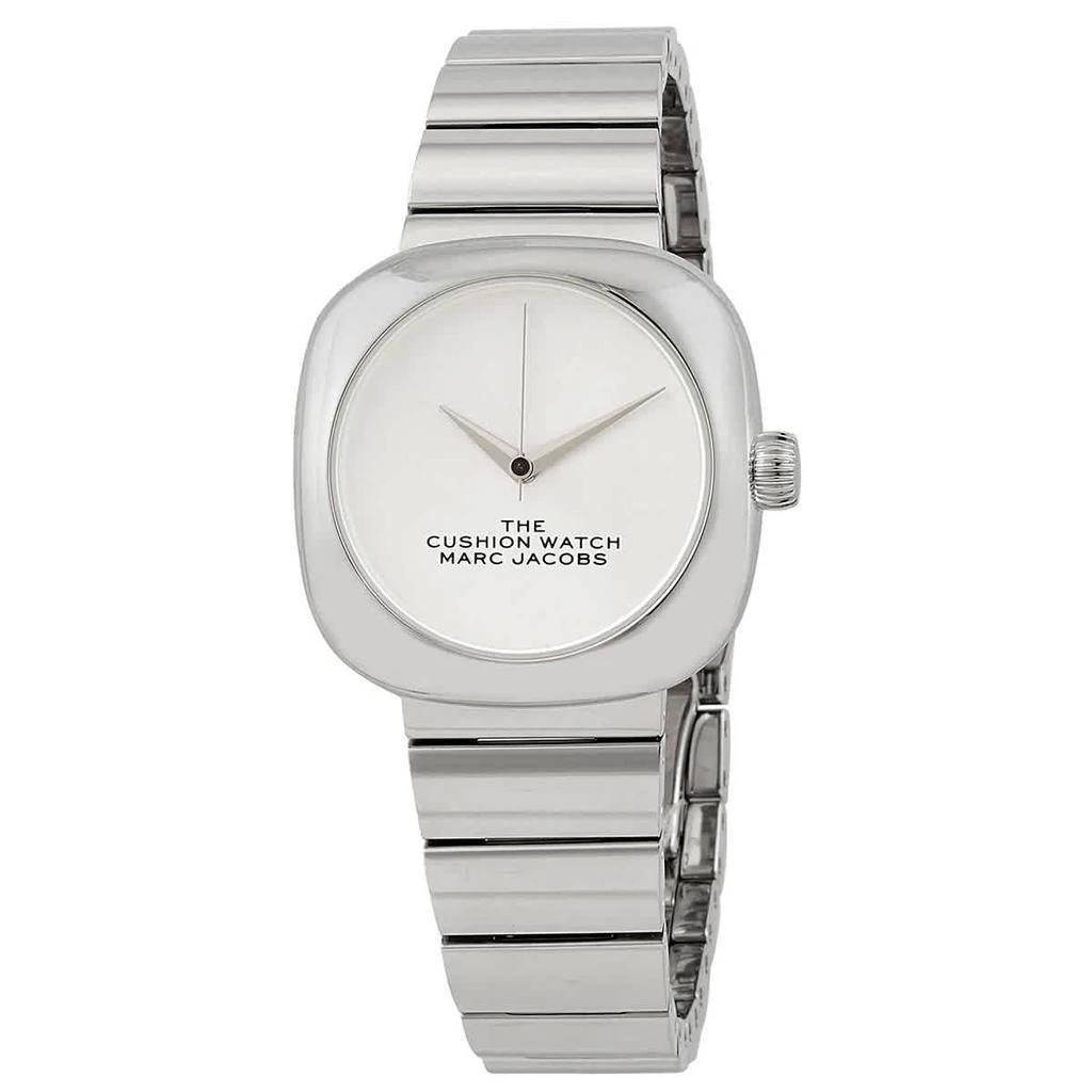 商品Marc Jacobs|Marc Jacobs Cushion Quartz White Dial Ladies Watch MJ0120184714,价格¥445,第1张图片