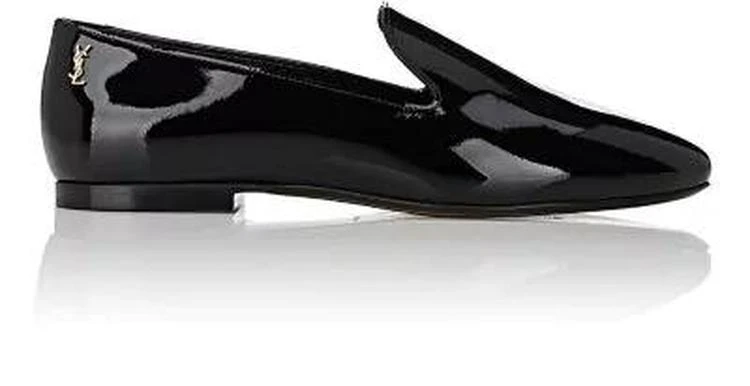 商品Yves Saint Laurent|Patent Leather Smoking Loafers,价格¥2670,第1张图片