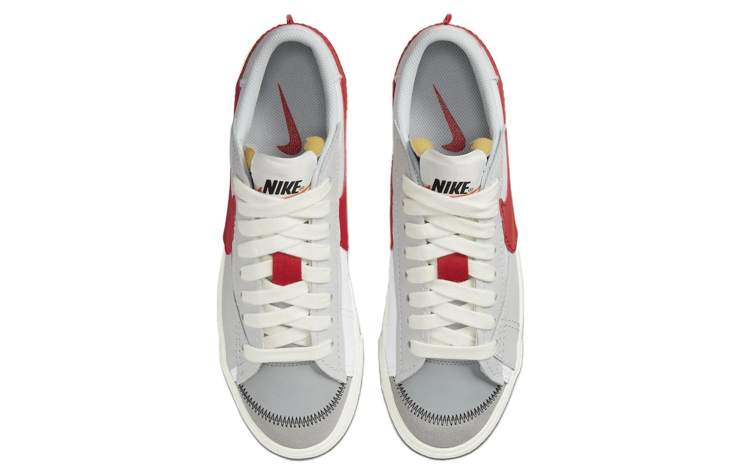 商品[国内直发] NIKE|Blazer Low '77 Jumbo 低帮 板鞋 男款 白红色,价格¥420,第5张图片详细描述