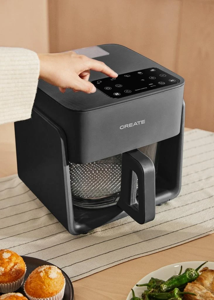 商品预计3周后发货 Create|Air Fryer Mist - Friteuse Sans Huile 4,2 L Avec Vaporisateur D'Eau - Noir,价格¥805,第1张图片