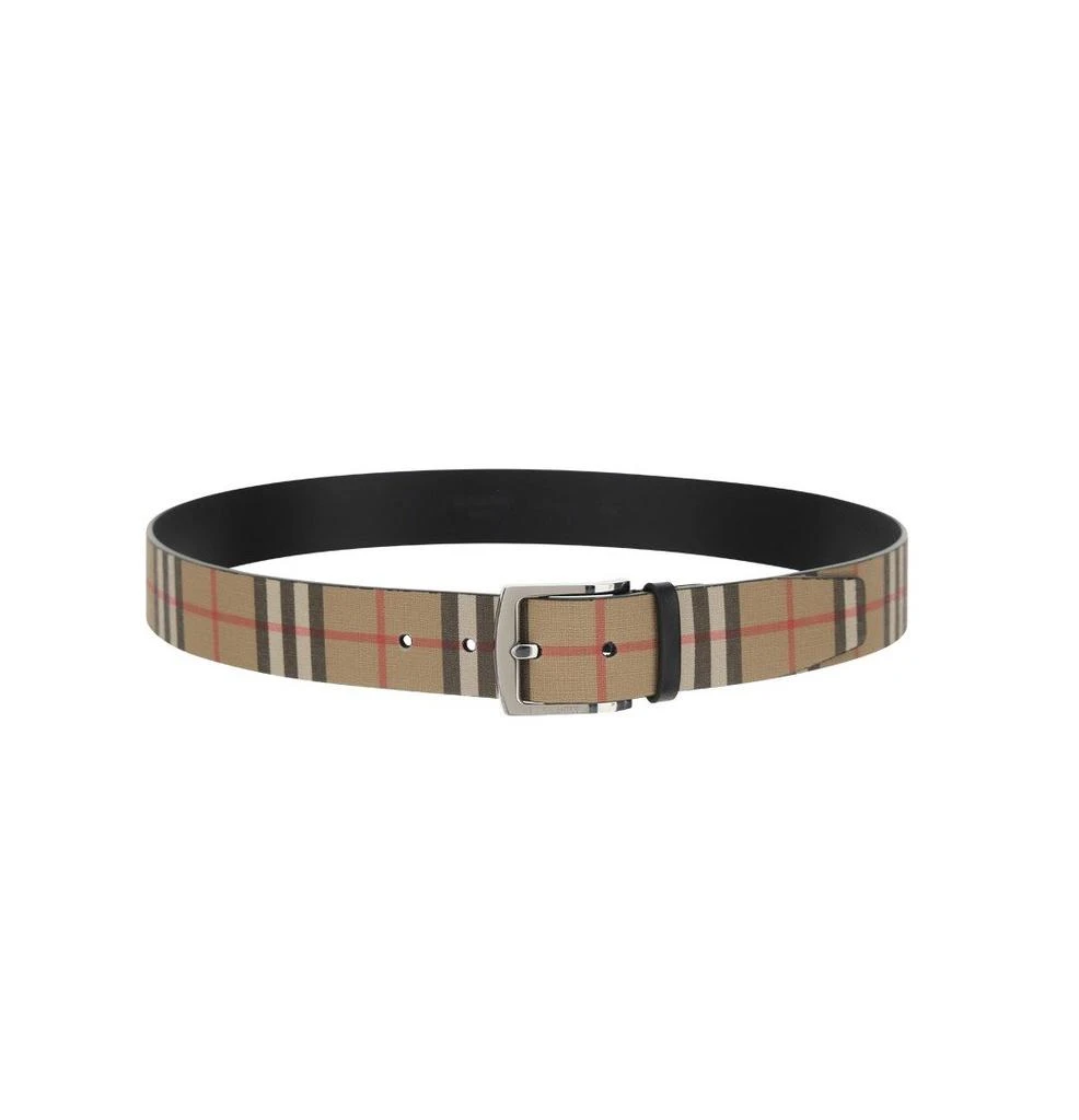 商品Burberry|Burberry Checked Buckle Belt,价格¥1551,第1张图片