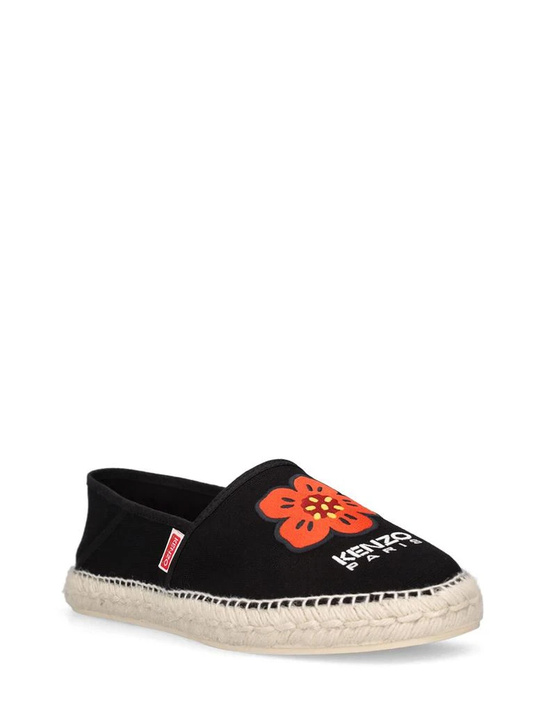 商品Kenzo|Boke Logo Cotton Canvas Espadrilles,价格¥815,第2张图片详细描述