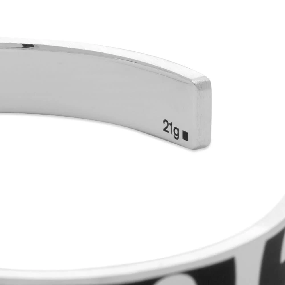 商品Le Gramme|Le Gramme Brushed Ribbon Logo Bracelet Bold,价格¥1505,第2张图片详细描述