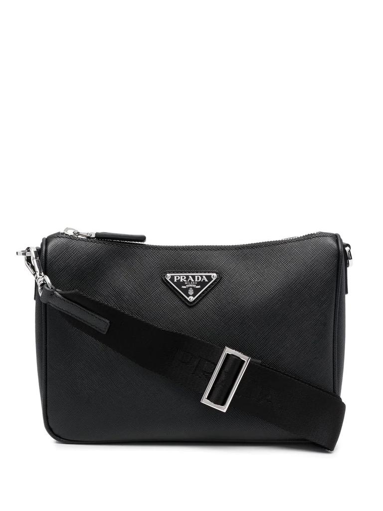 PRADA Saffiano-leather crossbody bag商品第1张图片规格展示