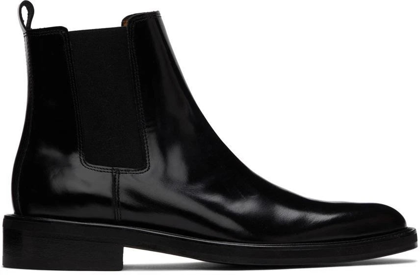 商品AMI|Black Leather Chelsea Boots,价格¥2724,第1张图片