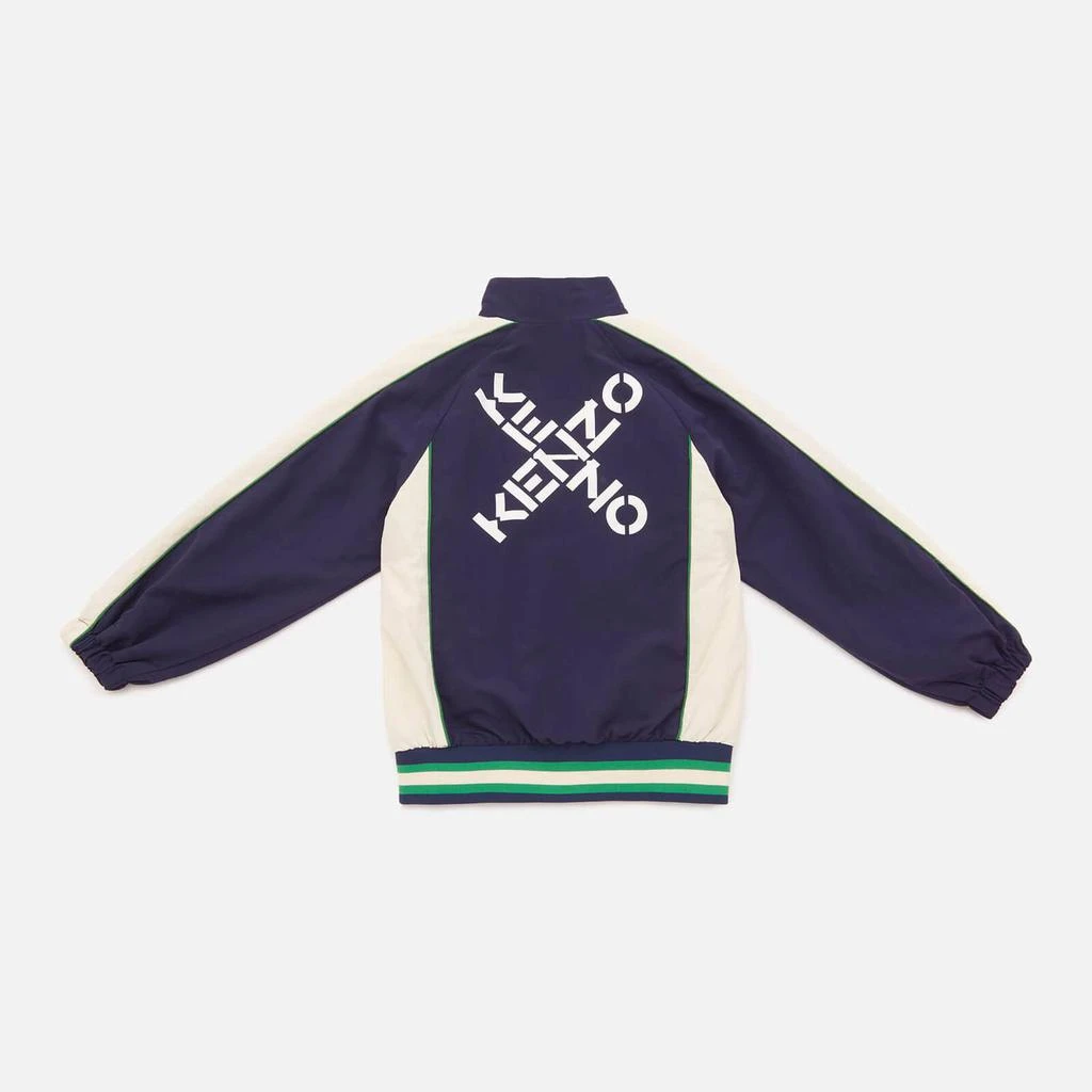 商品Kenzo|KENZO Boys' Zip Through Track Jacket - Navy,价格¥687,第2张图片详细描述