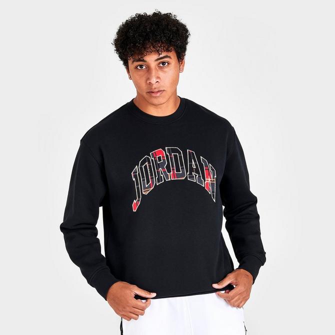 Men's Jordan Essential Holiday Fleece Crewneck Sweatshirt商品第3张图片规格展示