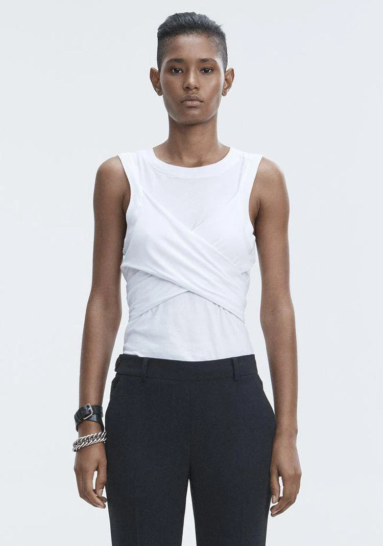 商品Alexander Wang|HIGH TWIST TANK,价格¥528,第3张图片详细描述