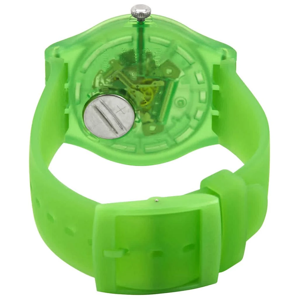 商品Swatch|Kiwi Vibes Quartz Green Transparent Dial Men's Watch SUOG118,价格¥465,第3张图片详细描述
