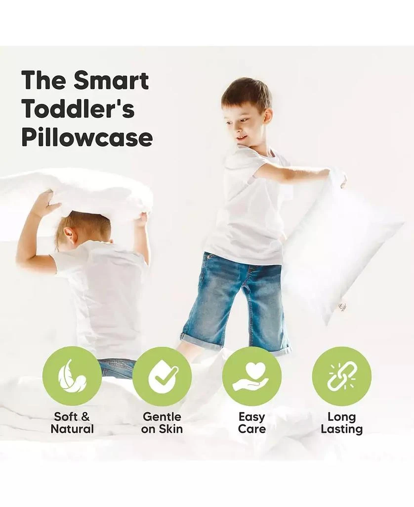 商品KeaBabies|Toddler Pillowcase for 14X20 Pillow, Organic Toddler Pillow Case, Travel Pillow Case Cover,价格¥112,第5张图片详细描述